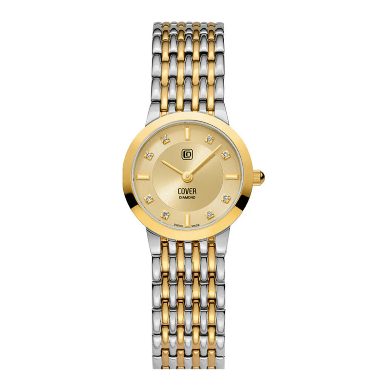 Cover Langham Diamond Mini-Stahluhr Bicolor Damenuhr - CO125.22