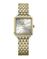 COVER Lovis Square Damen Uhr Silber Bicolor Gold