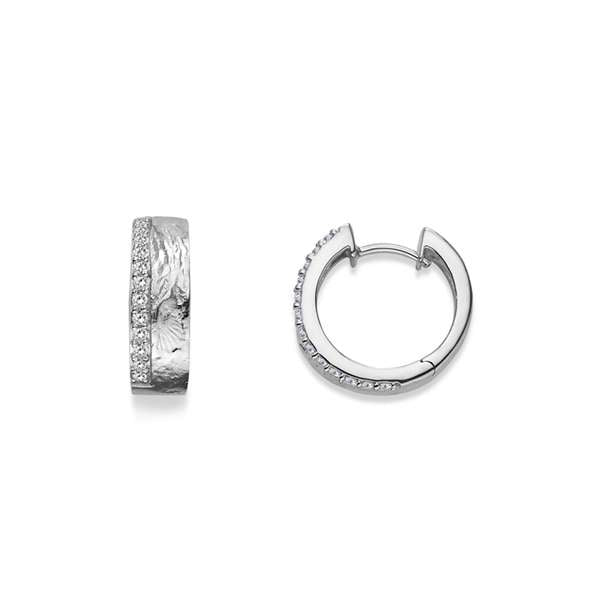Creolen aus Silber 925 weiss mit Zirkonia - 6264.04750/0001