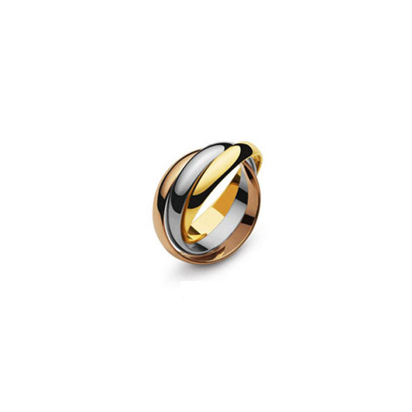Damenring Tricolor Gold 750 Gold - 1616.05812/0001