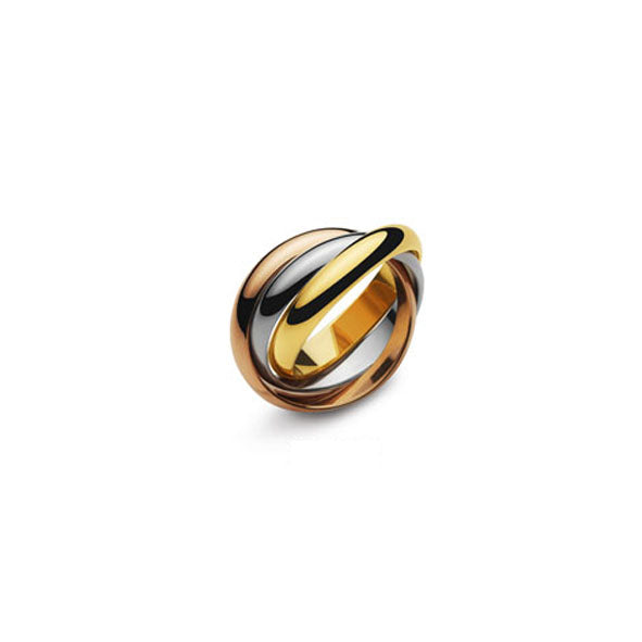 Damenring Tricolor Gold 750 Gold - 1616.05813/0001