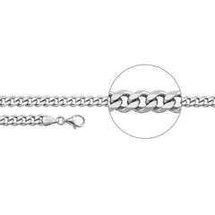 Der Kettenmacher Herren Halsketten Sterling-Silber 925 in 55 cm - P5-55S