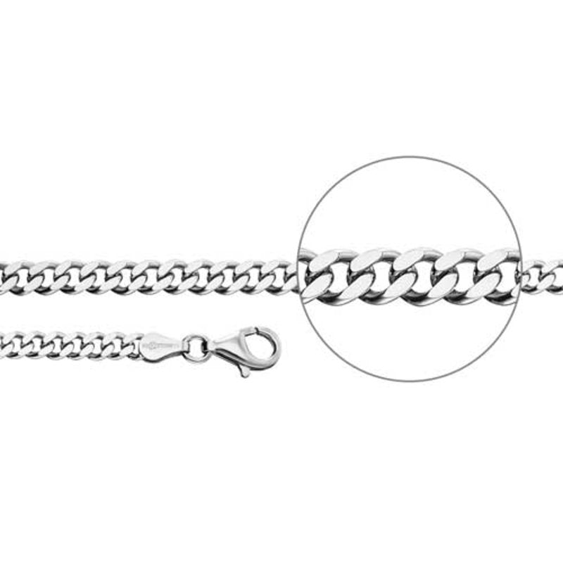 Der Kettenmacher Herren Ketten Sterling-Silber 925 in 55 cm - P4-55S