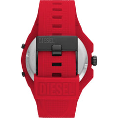 Diesel Framed Herrenuhr aus Rotes Kautschuckband - DZ1989