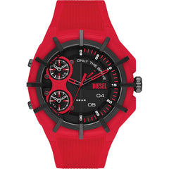 Diesel Framed Herrenuhr aus Rotes Kautschuckband - DZ1989