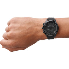 Diesel Griffed Chronograph Herrenuhr in Schwarz - DZ4556