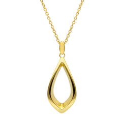 Elegante Damen Halskette aus 18 Karat Gold mit edlem Anhänger - 281679