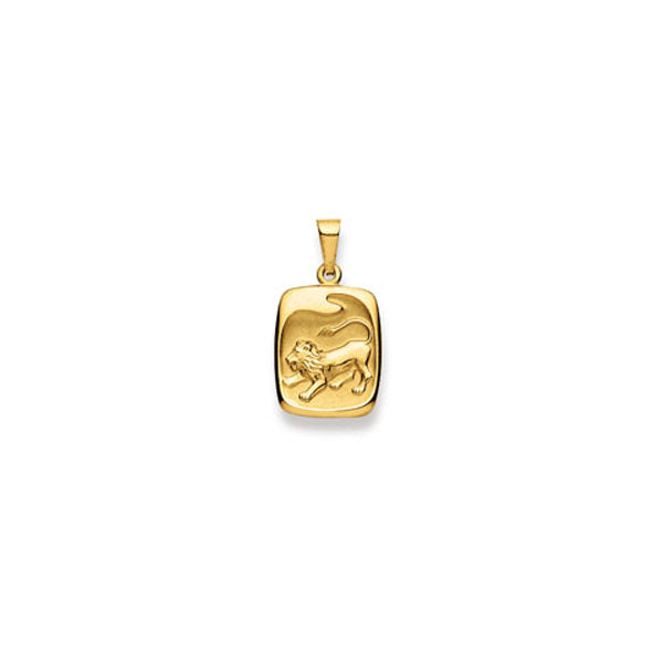 Eleganter Sternzeichen-Anhänger Löwe aus hochwertigem 750er Gold - 1154.06029/0080
