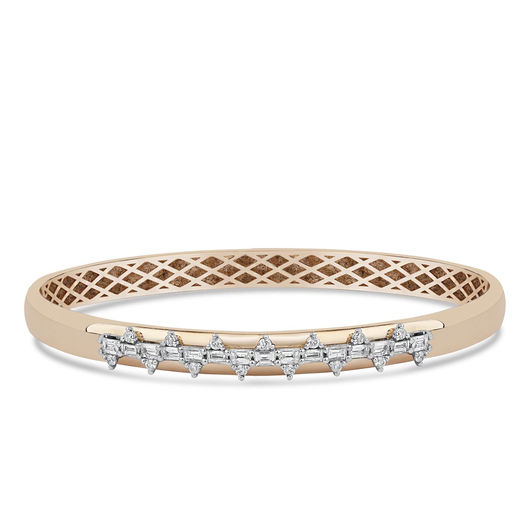 Elegantes Goldarmband mit Diamanten (14K / 18K) - BBL0000380