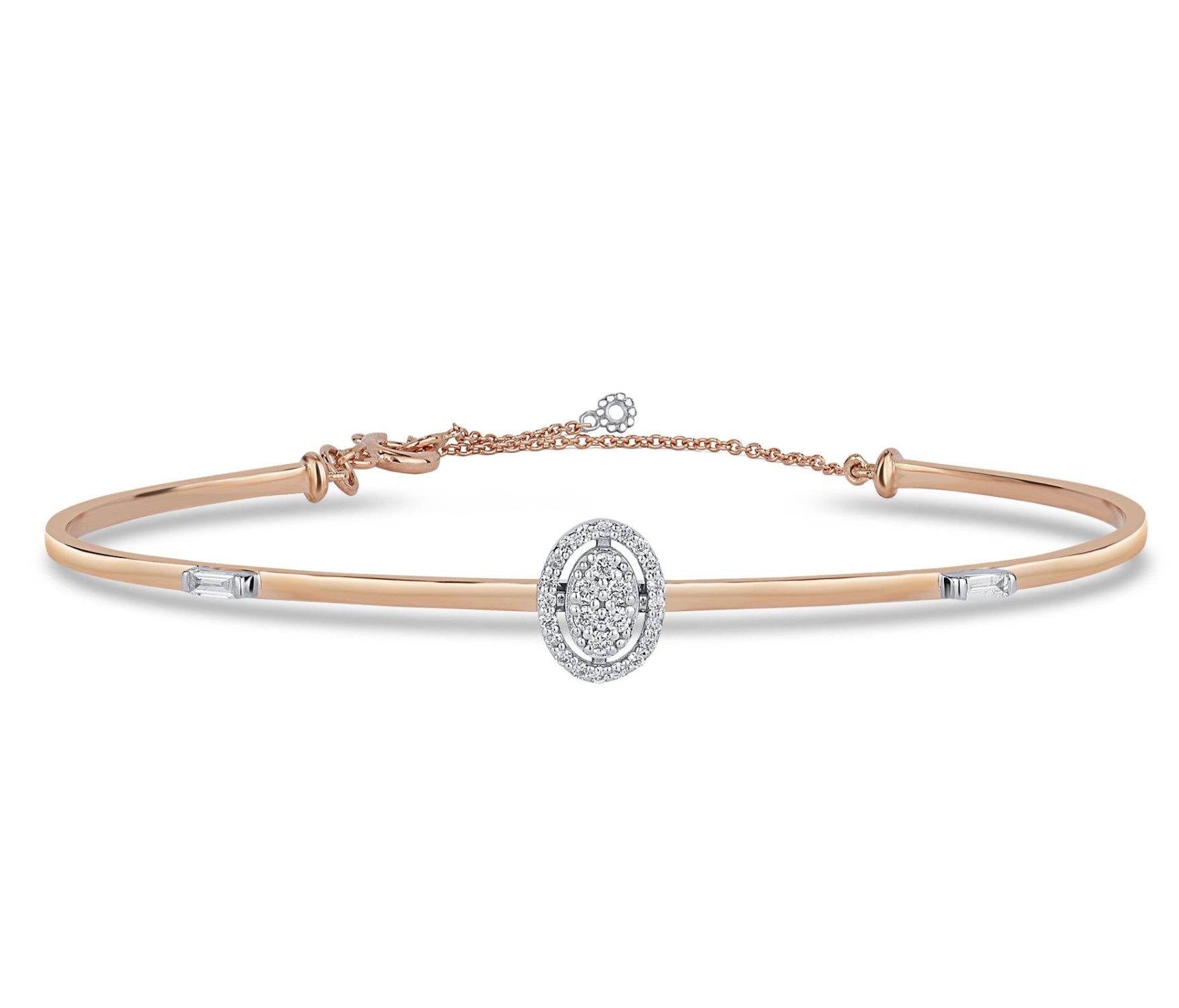 Elegantes Goldarmband mit Diamanten (14K / 18K) - BBL0000409