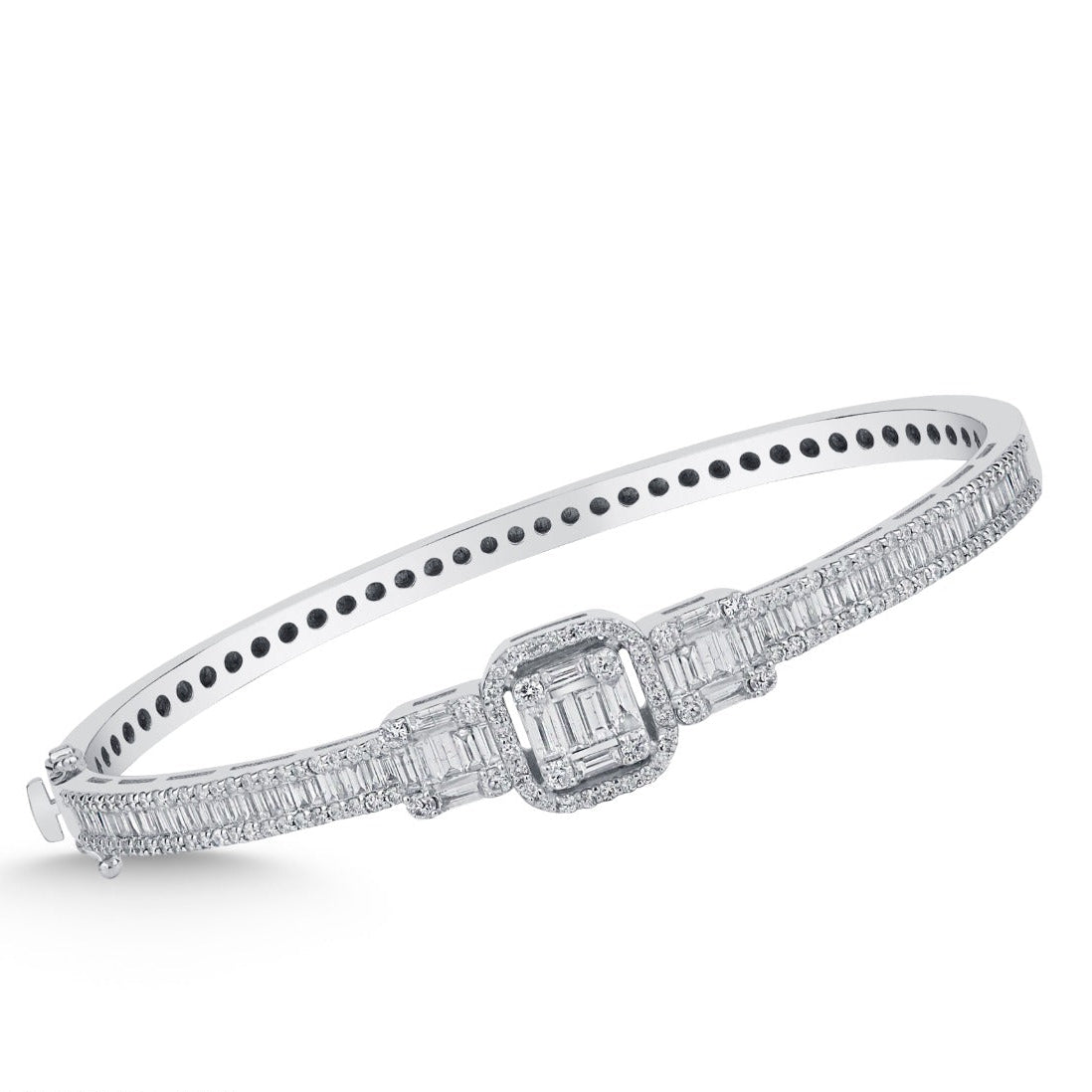 Elegantes Goldarmband mit Diamanten (585 / 750 Gold) - BBL0000240