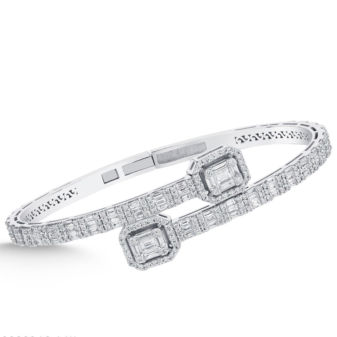 Elegantes Goldarmband mit Diamanten (585 / 750 Gold) - BBL0000246
