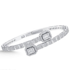 Elegantes Goldarmband mit Diamanten (585 / 750 Gold) - BBL0000246