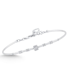 Elegantes Goldarmband mit Diamanten (585 / 750 Gold) - BBL0000269