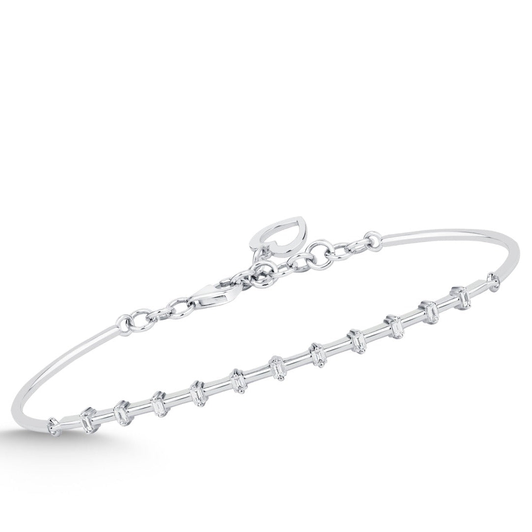 Elegantes Goldarmband mit Diamanten (585 / 750 Gold) - BBL0000350