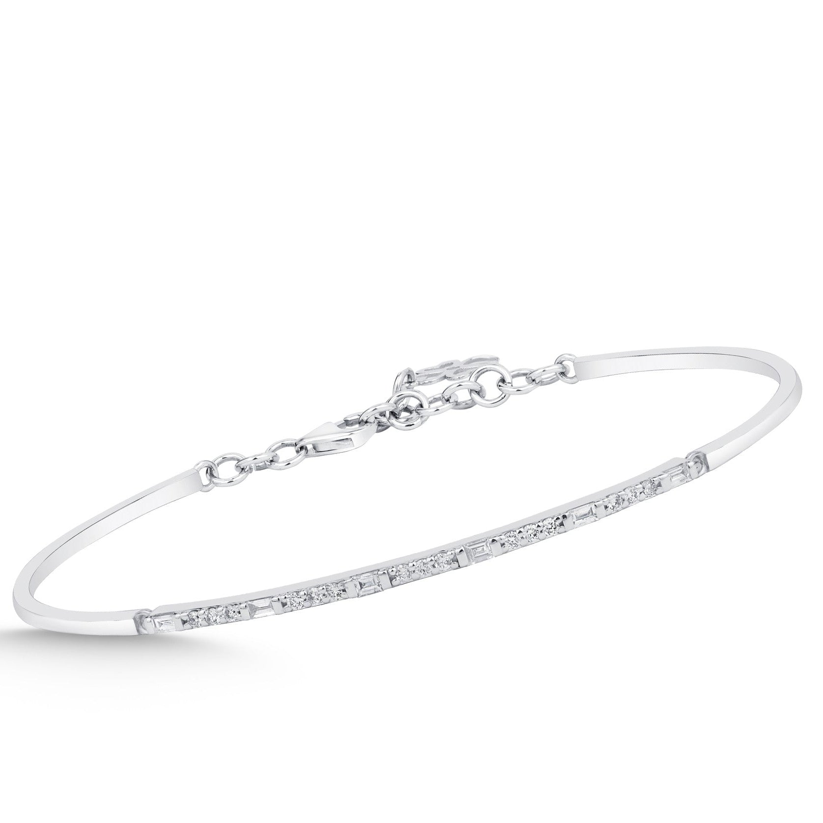 Elegantes Goldarmband mit Diamanten (585 / 750 Gold) - BBL0000401