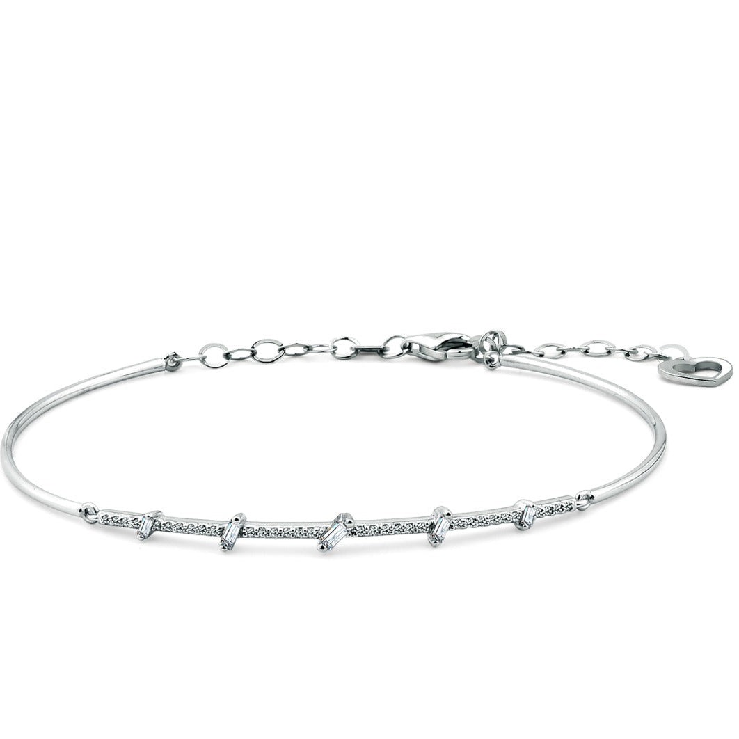 Elegantes Goldarmband mit Diamanten (585 / 750 Gold) - BBL0000530