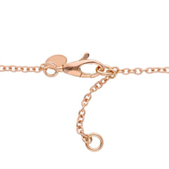 Elegantes Goldcollier für Damen aus 18 Karat Weiss- und Roségold - 281678