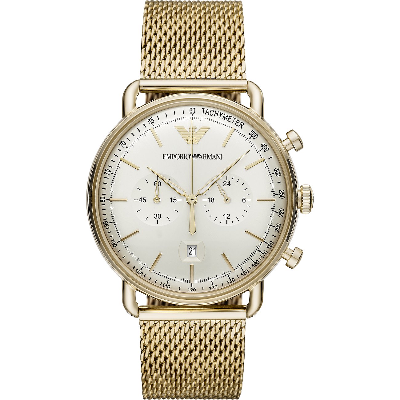 Emporio Armani Chronograph Gold Herrenuhr - AR11315