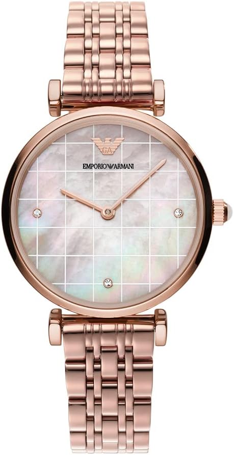 Emporio Armani Damen Uhr – Roségold / Perlmutt - AR11385