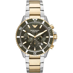 Emporio Armani HerrenUhr – Silber / Schwarz - AR11360