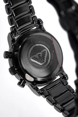 Emporio Armani Luigi Ceramica Chronograph Herrenuhr - AR1509