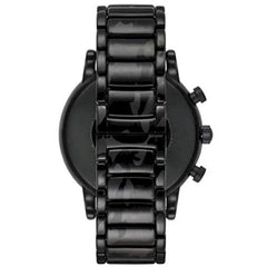Emporio Armani Luigi Chronograph aus schwarzem Edelstahl Herrenuhr - AR11045