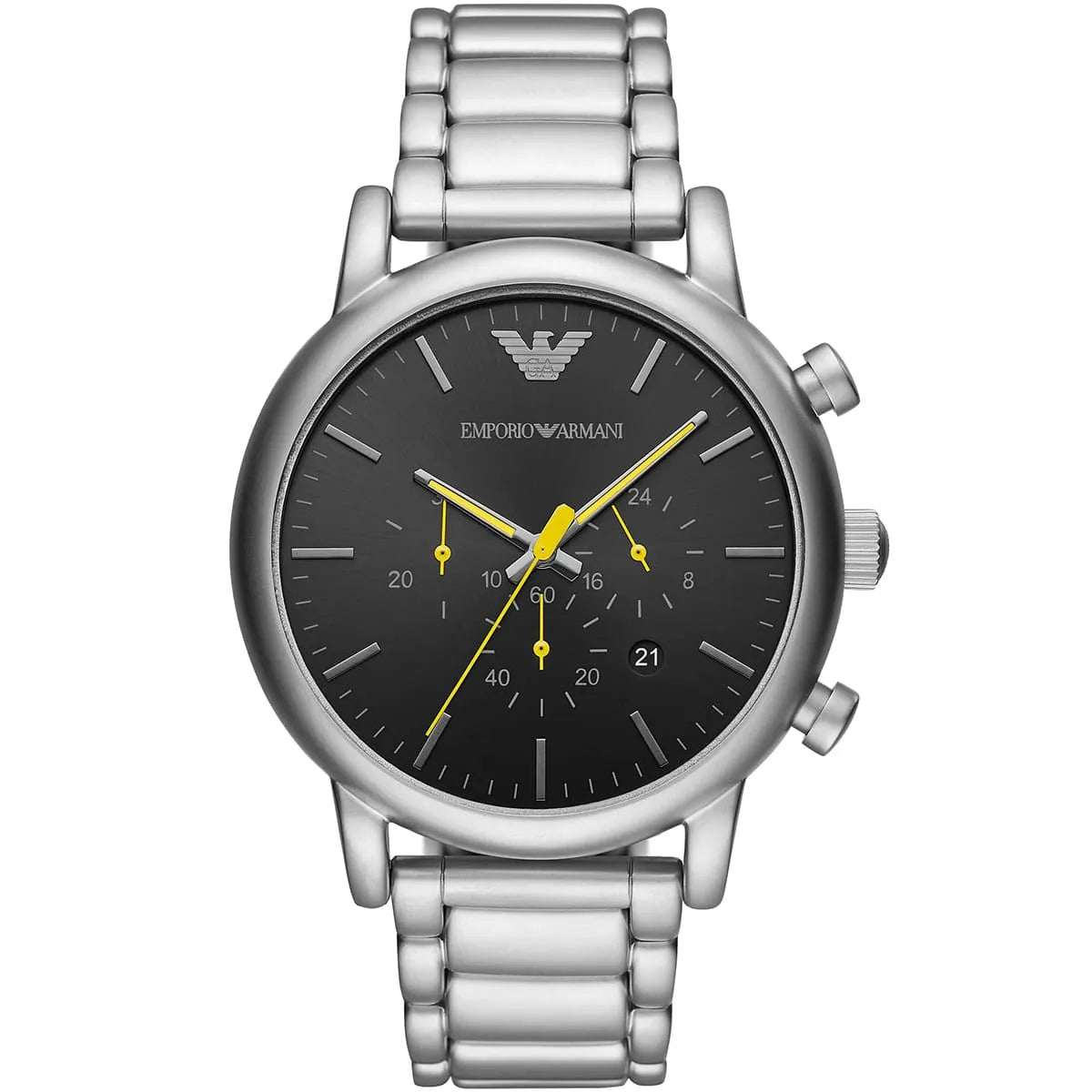 Emporio Armani Luigi Herrenuhr – Silber / Schwarz - AR11324