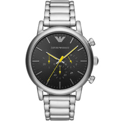 Emporio Armani Luigi Herrenuhr – Silber / Schwarz - AR11324