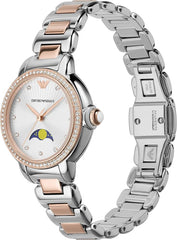 Emporio Armani Mia Bicolor Moonphase Damenuhr - AR11567