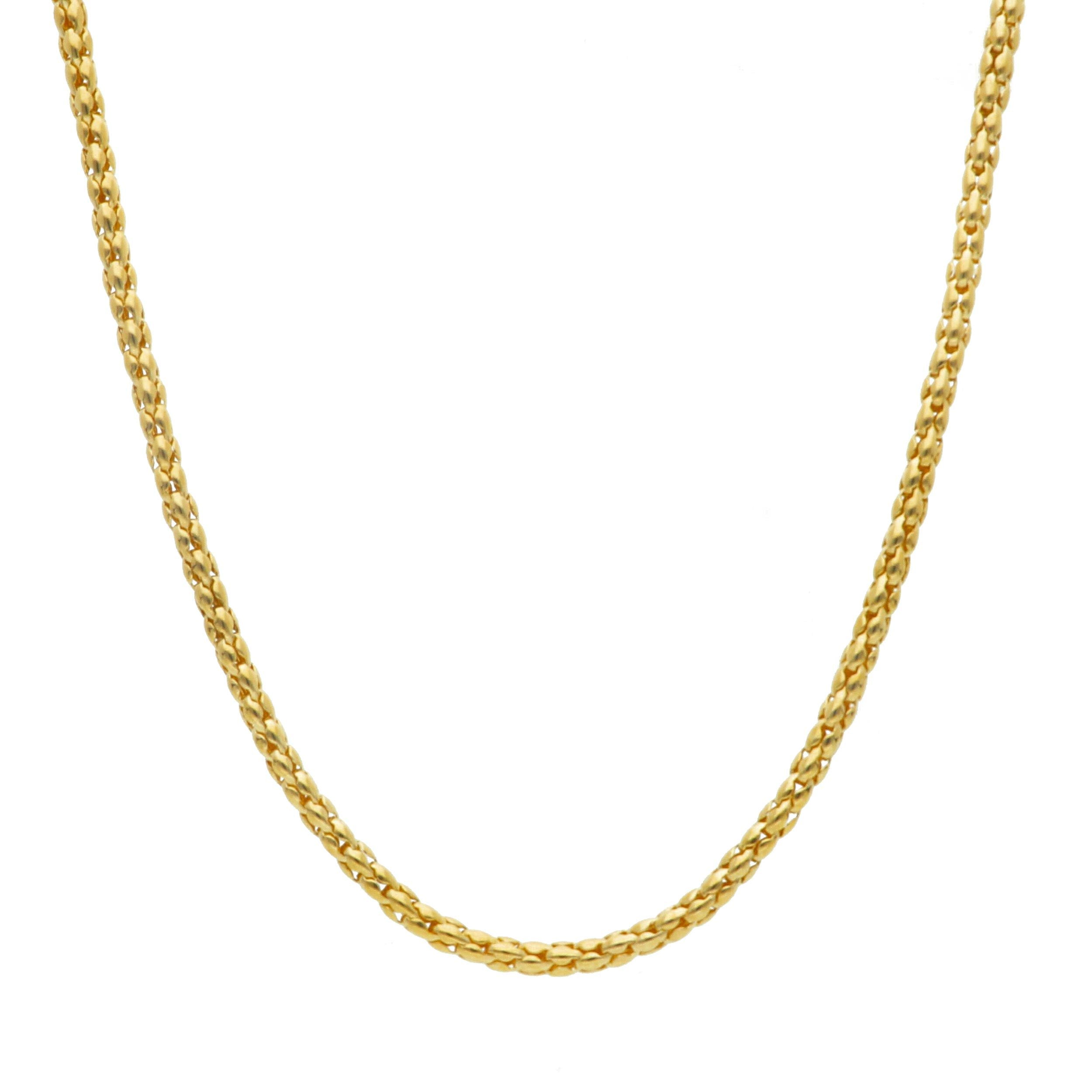 Exklusiver 18 Karat 750er Goldschmuck für Damen – Elegante Halskette aus Gelbgold - 282022