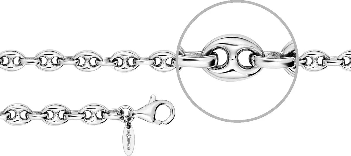 Der Kettenmacher Schiffankerkette für Männer - Silber Ketten - CK-55S