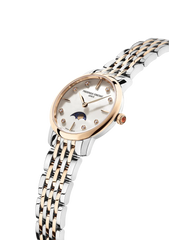 Frederique Constant Slimline Ladies Moonphase Damenuhr - FC-206MPWD1S2B