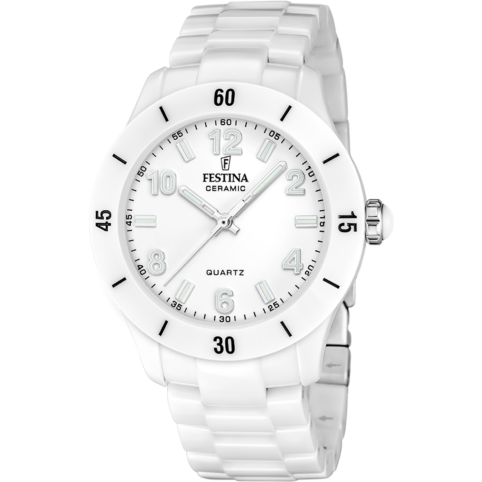 Festina Ceramic Damenuhr in Weiss F20720/1 Online Kaufen