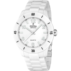 Festina Ceramic Damenuhr in Weiss - F20720/1