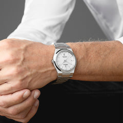 Festina Rivé Swiss Made Silberfarben Herrenuhr - F20051/1