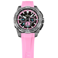 Festina Herrenuhr Swiss Made Chrono Bike - Rosé Kautschukarmband - F20725/2