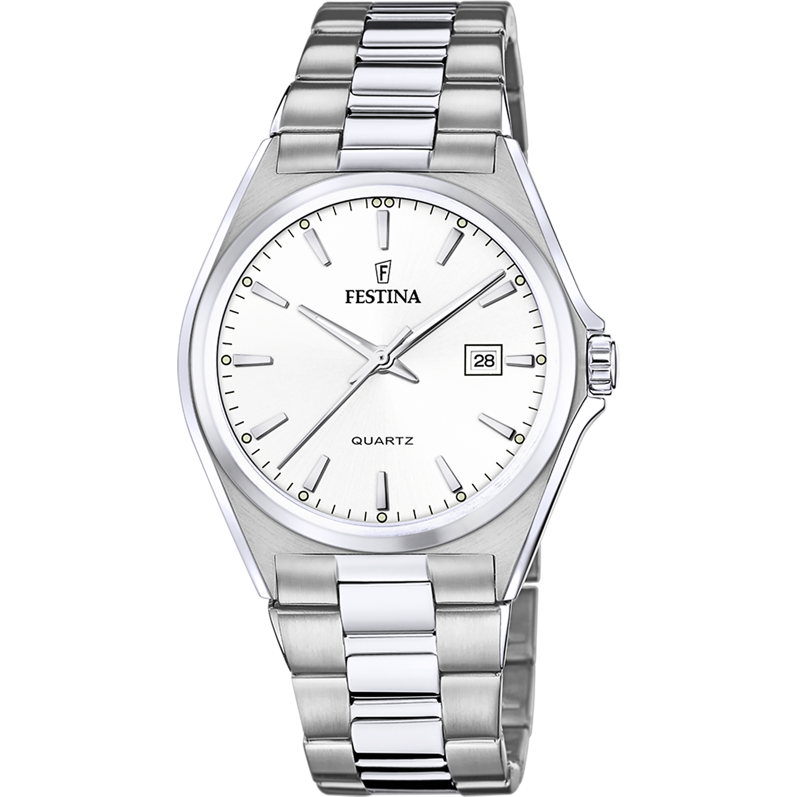 Festina Klassik Herrenuhr mit Edelstahl Armband - F20552/2