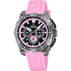Festina Herrenuhr Swiss Made Chrono Bike - Rosé Kautschukarmband - F20725/2