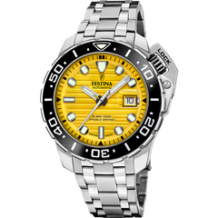 Festina Swiss Diver COSC Gelb Herrenuhr - F20043/1