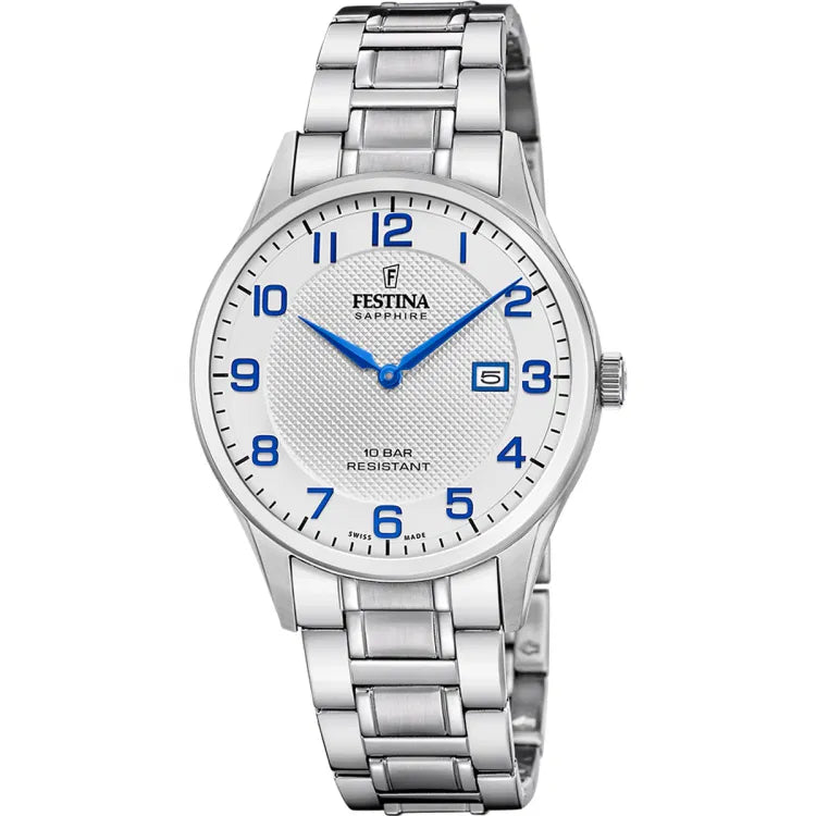 Festina Swiss Klassik Date 40mm Herrenuhr - F20067/1