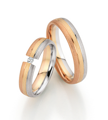 Fischer Aufrichtigkeit Trauringe mit Diamanten - 38-07824-050