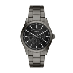 Fossil Pearson 42 mm Multifunktion Herrenuhr in Gunmetal Schwarz aus Edelstahl - FS6136