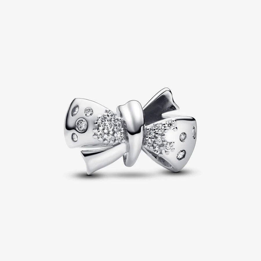 Pandora Funkelndes Schleifen Charm - 793442C01