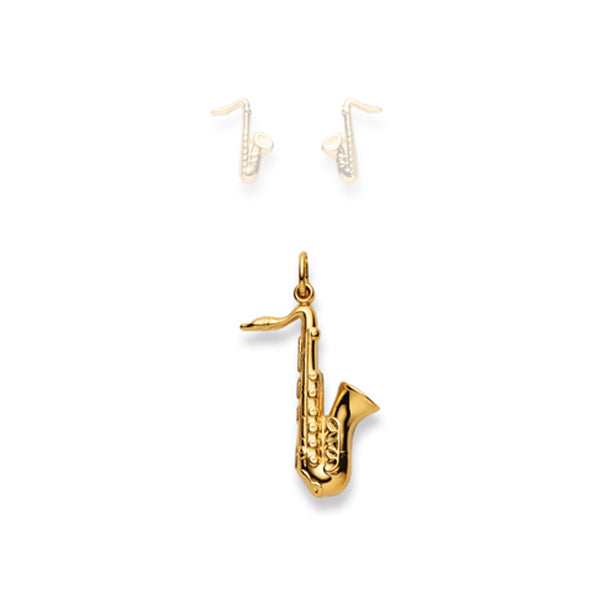 Gold-Anhänger Saxophon 750 Gelbgold poliert – 1156.07007/0004