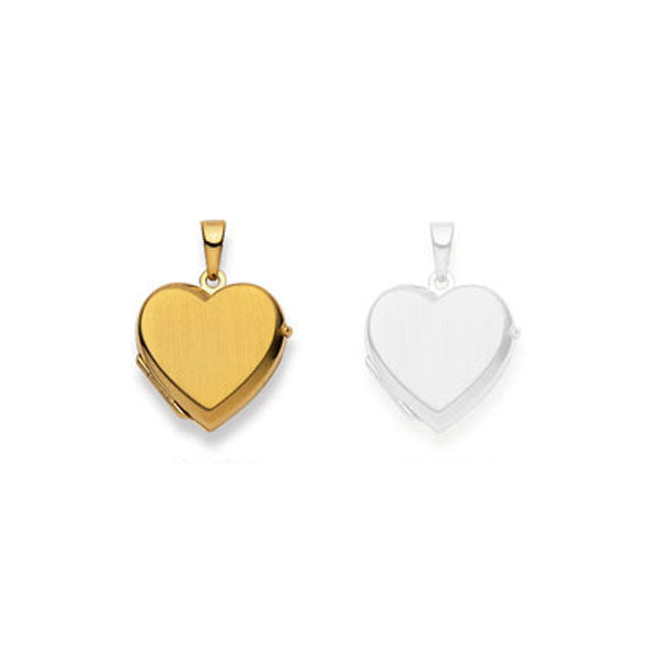 Gold-Classics Herz-Medaillon 750 Gelbgold matt/poliert - 1189.02314/0001