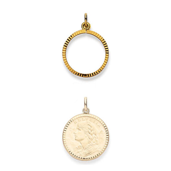 Gold-Classics Münzfassung aus 750 Gelbgold - 1153.06040/2101