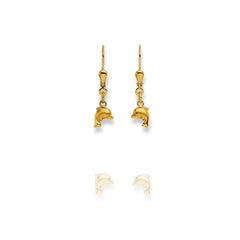 Gold-Classics Ohrhänger Gold 750 Gelbgold – Delphin Motiv - 1169.02515/0001
