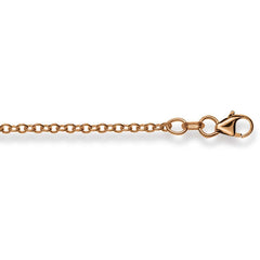 Gold Collier 750 Rotgold 40 cm – Ankerkette 2 mm poliert mit Karabiner | Gold-Classics