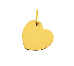 Gold-Plakette Herz 750 Gelbgold matt/poliert – 1155.06243/0001